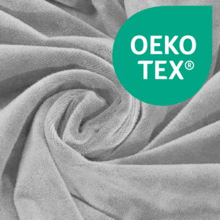 POKROWIEC NA FOTEL FINKA ELASTYCZNY WELUR PLUSZ PREMIUM OEKO-TEX JASNY SZARY
