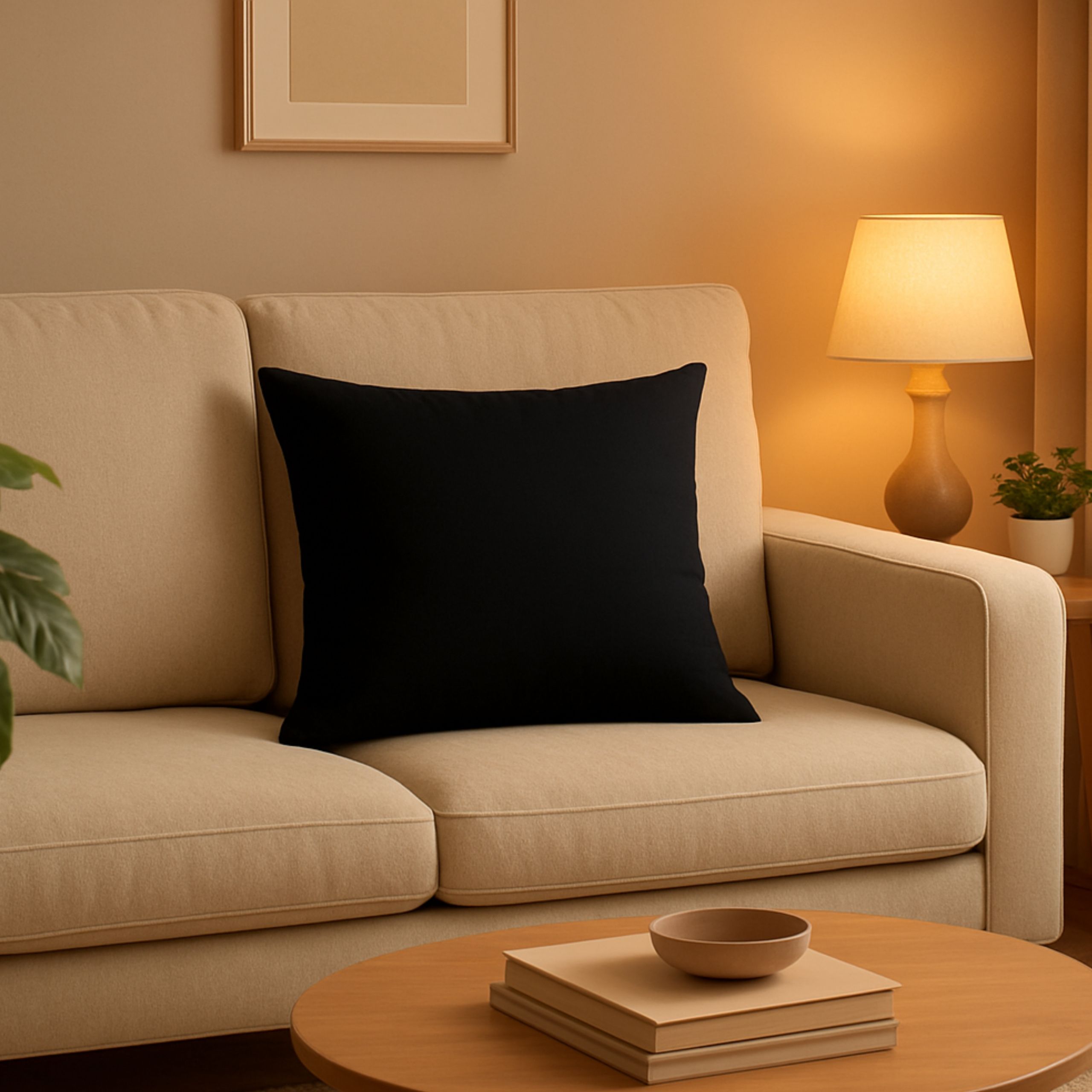 POSZEWKA NA PODUSZKĘ 50x60 CM JASIEK MIĘKKA GŁADKA Z BAWEŁNĄ OEKO-TEX CZARNY - obrazek 4