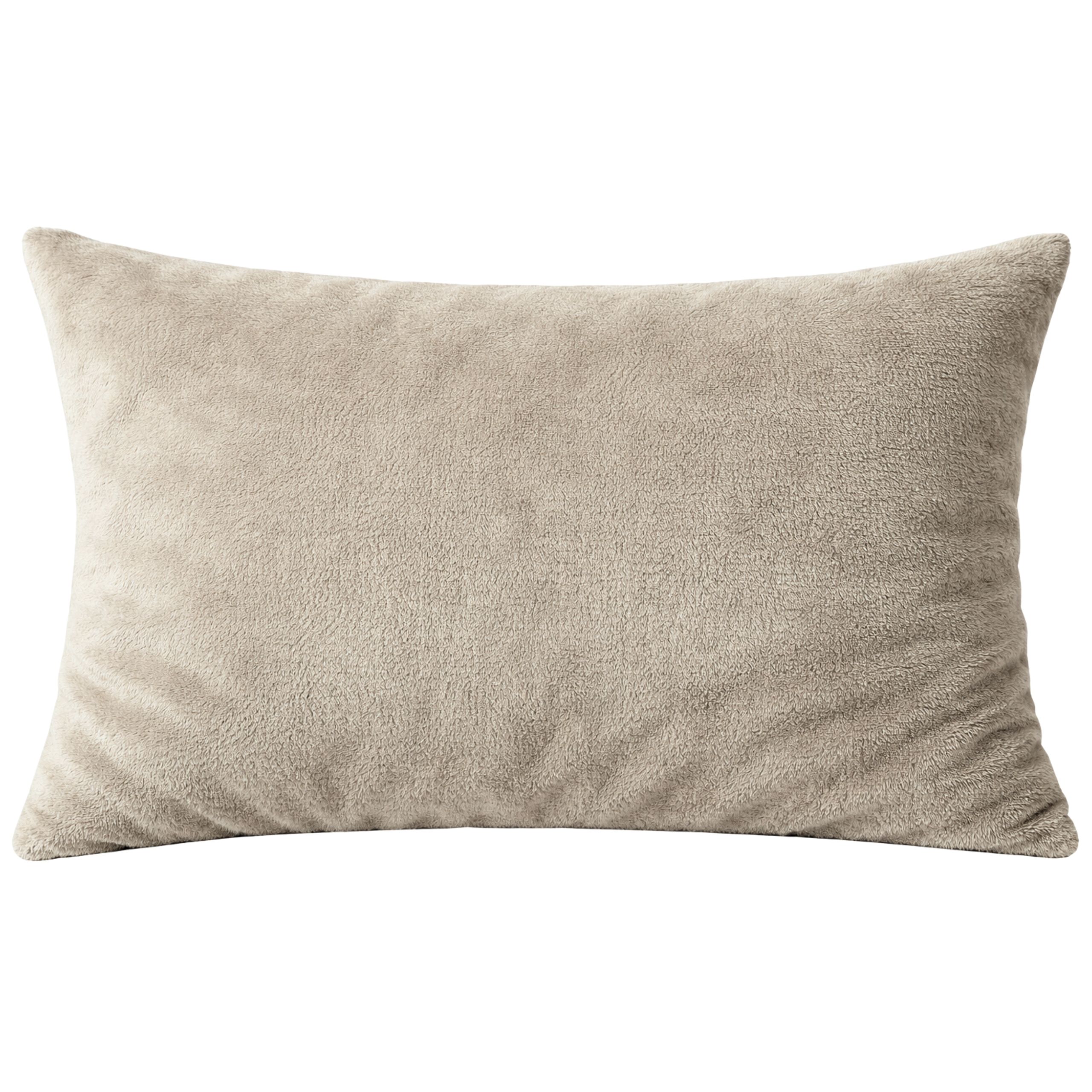 POSZEWKA NA PODUSZKĘ 50x60 CM JASIEK PLUSZOWA POLAROWA MIŚ MIĘKKA OEKO-TEX BEŻOWA - obrazek 2