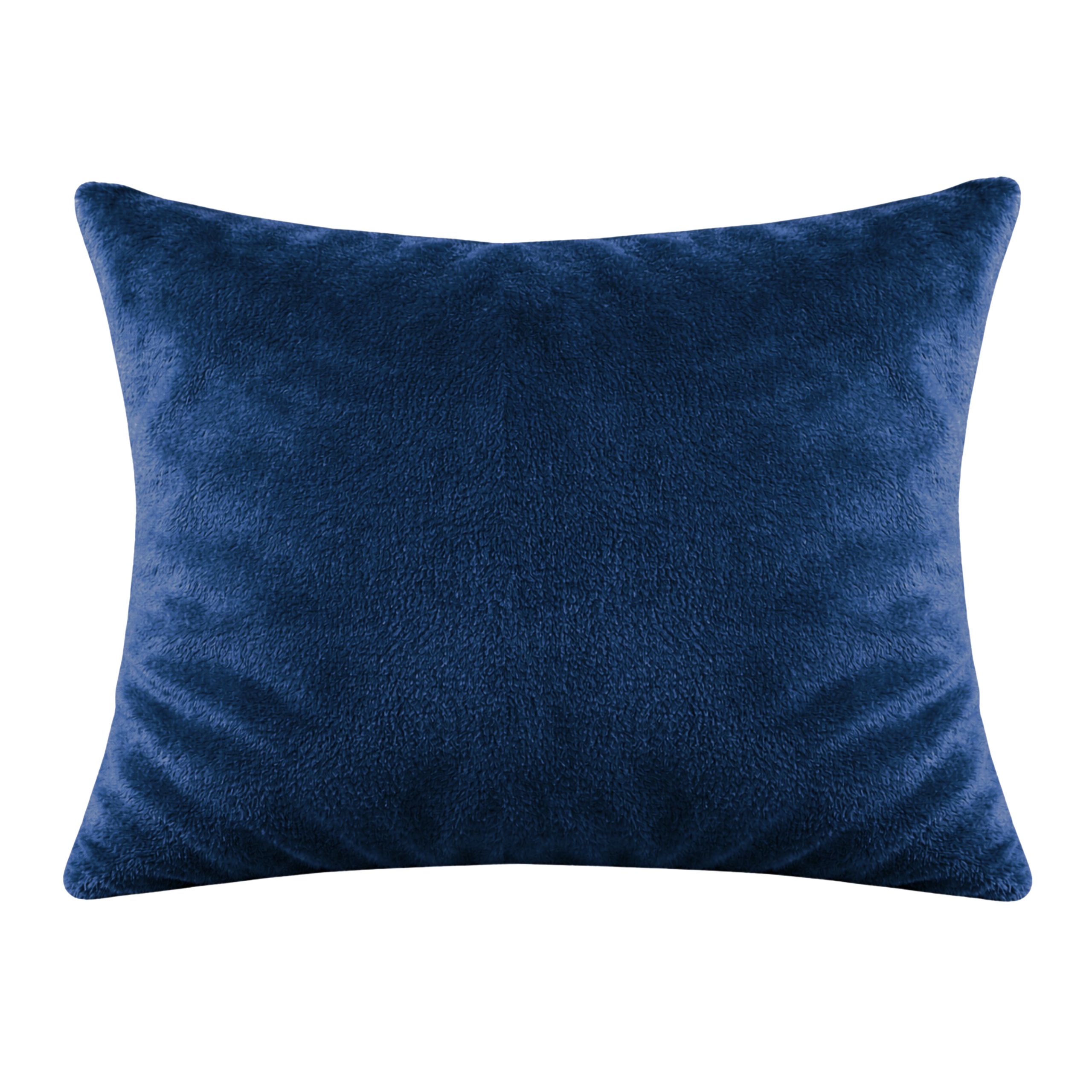 POSZEWKA NA PODUSZKĘ 50x60 CM JASIEK PLUSZOWA POLAROWA MIŚ MIĘKKA OEKO-TEX GRANATOWA - obrazek 2