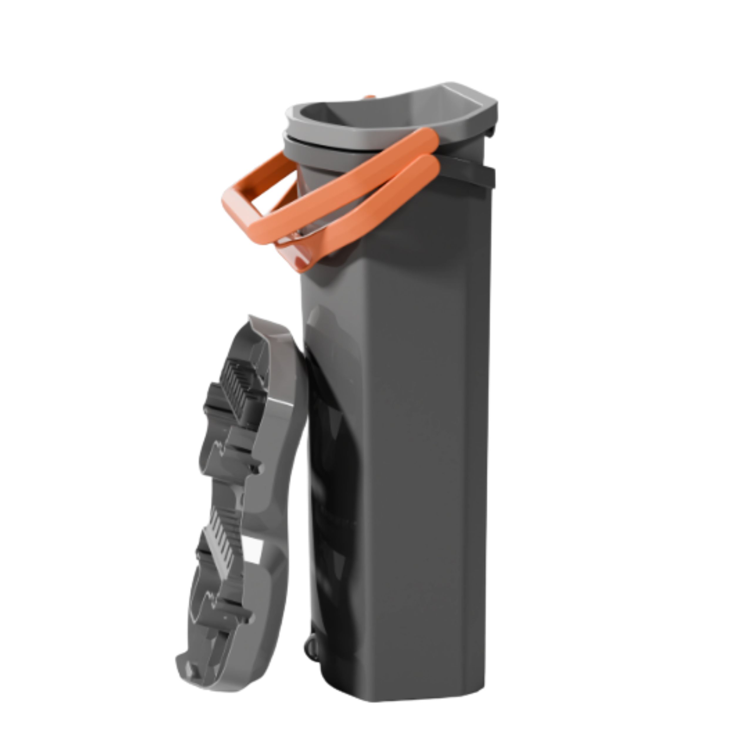 MOP DWUKOMOROWY PŁASKI XL 3 WKŁADY MIKROFIBRA CLEAN MOP 5,7 L DOMIDEKOR - obrazek 10