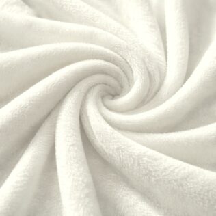POSZEWKA NA PODUSZKĘ 70×80 CM DUŻA PLUSZOWA POLAROWA MIŚ MIĘKKA OEKO-TEX KREMOWA