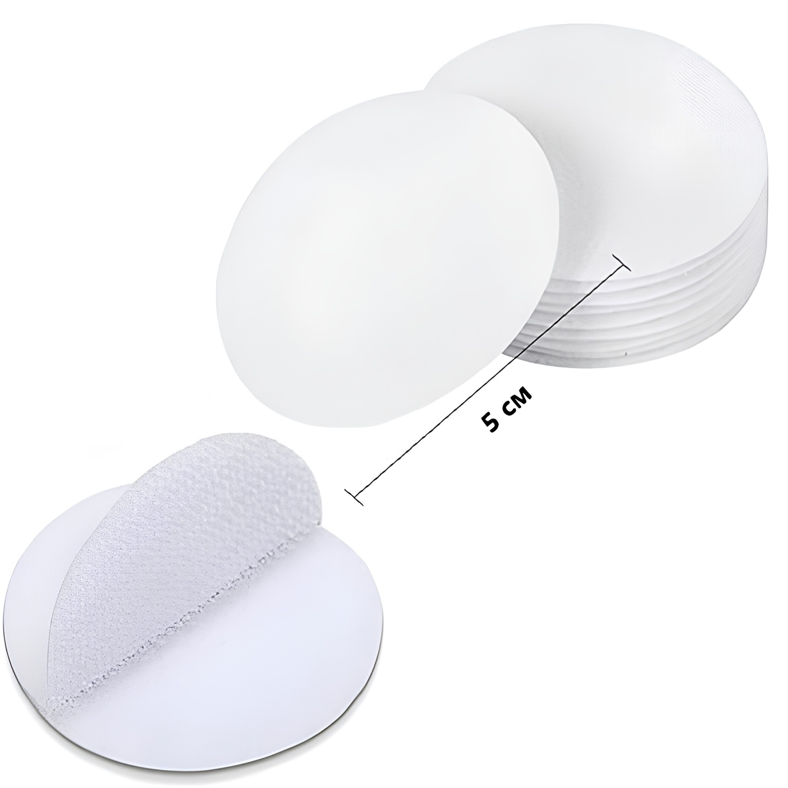 RZEP DO MOCOWANIA SAMOPRZYLEPNY KÓŁKO Z KLEJEM ANTYPOŚLIZGOWY 50 MM 6 SZT - obrazek 4